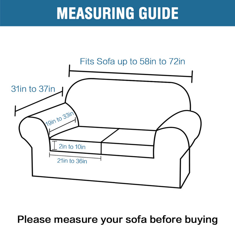 Mercer41 Box Cushion Loveseat Slipcover & Reviews Wayfair